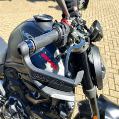 GBRacing Brake Lever Guard 18mm insert and 10mm Spacer, 160mm. | BLG-18-S10-A160-GBR