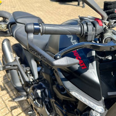 GBRacing Brake Lever Guard 18mm insert and 10mm Spacer, 160mm. | BLG-18-S10-A160-GBR