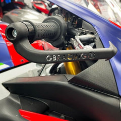 GBRacing M5 THREADED BRAKE LEVER GUARD, 20MM SPACER BAR END AND 5MM BUSH, 160MM. | BLG-M5-S20-B5-A160-GBR