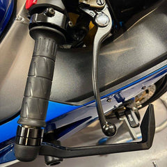 GBRacing M8 THREADED BRAKE LEVER GUARD, 5MM SPACER WITH 6MM RECESS, 160MM MOULD | BLG-M8-S5-B5-R6-A160-GBR