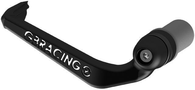 GBRacing M8 THREADED CLUTCH LEVER GUARD, 5MM SPACER WITH 6MM RECESS, 160MM MOULD | CLG-M8-S5-B5-R6-A160-GBR