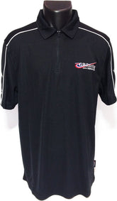 GB Racing Merchandise Mens Tech Black Polo | GBR-TP