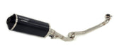 GIANNELI APRILIA/PIAGGIO/GILERA 500 CC BLACK ALUM INIUM SILENCER | 73672B2