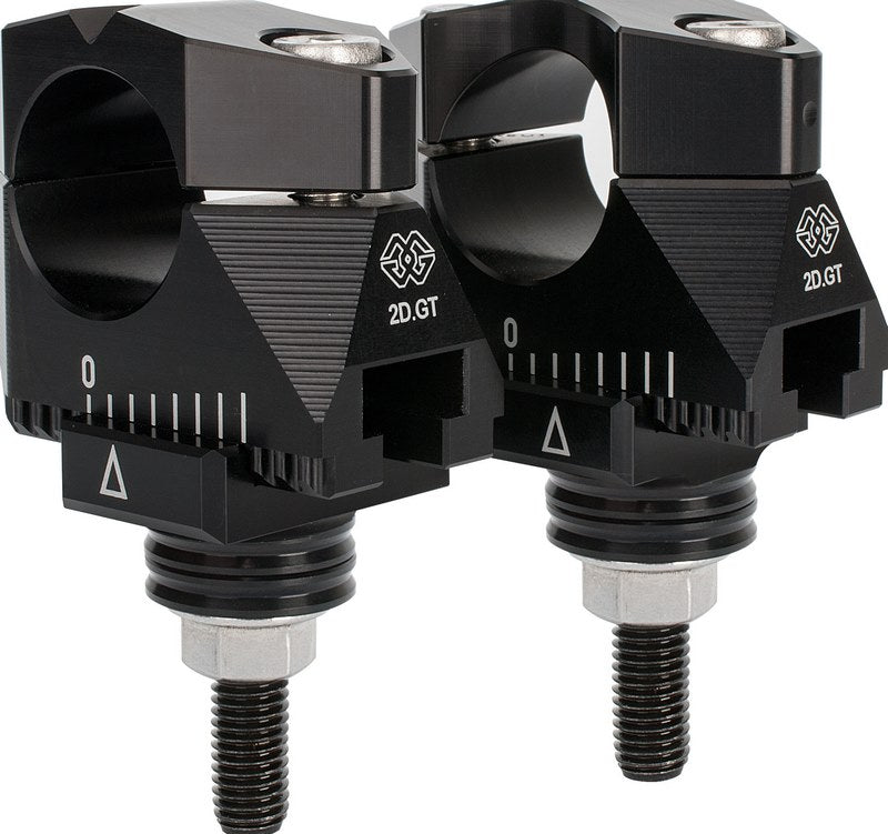 2DGT adjustable handlebar brackets with ABK-13, black