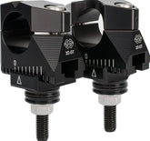 2DGT adjustable handlebar brackets with ABK-19, black