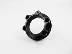GILLES TOOLING TOP YOKE NUT ACMA ALUMINUM 28x1 BLACK | ACMA-28-10-B