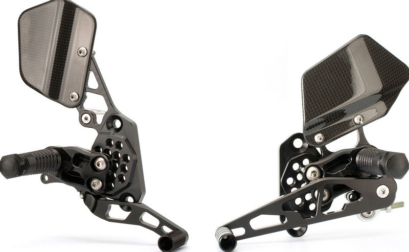Footrest system AS31GT, black