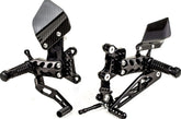 Footrest system AS31GT, black