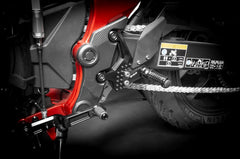 Footrest system AS31GT3 black