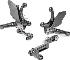 Footrest system AS31GT3 black