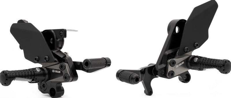Footrest system AS31GT3 black