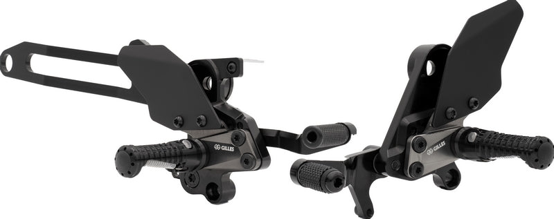 Footrest system AS31GT3 black