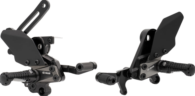 Footrest system AS31GT3 black