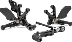 Footrest system AS31GT3 black