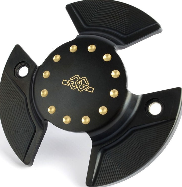 Motor cover black gold