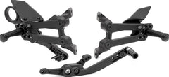 Footrest system FXR black matt