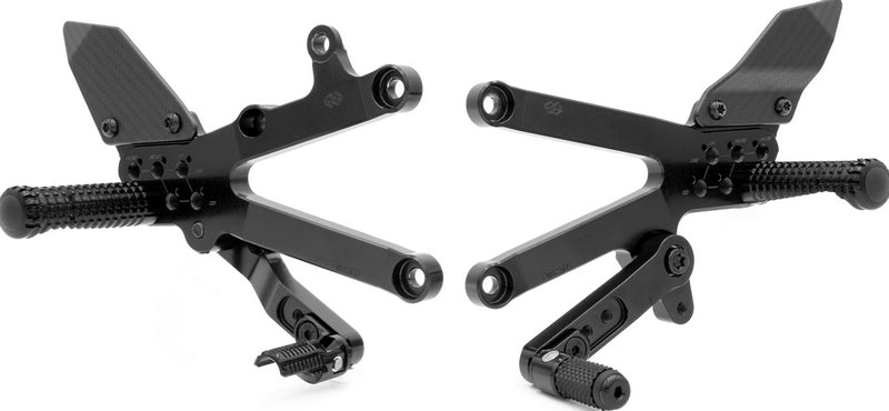 Footrest system FXR black