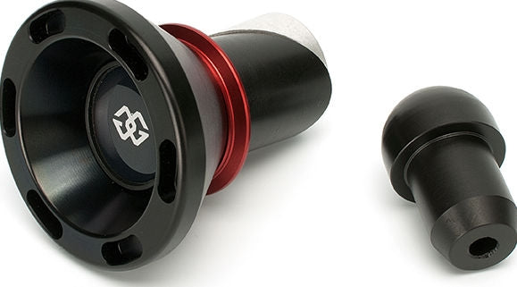 GTA front axle protector, black-red