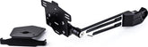 Licence plate holder, black-silver