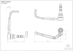 Carbon clutch lever protector