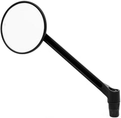 MOON dashboard mirror left round black matt