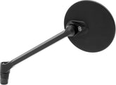 MOON dashboard mirror left round black matt