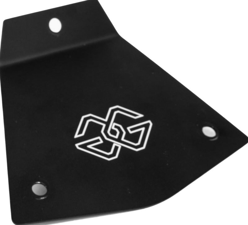 Black licence plate cover