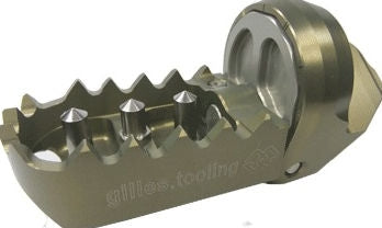 Footrest system RCT12GT S01, titanium-silver