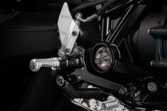 Footrest system RCT10GT BM10 black-silver