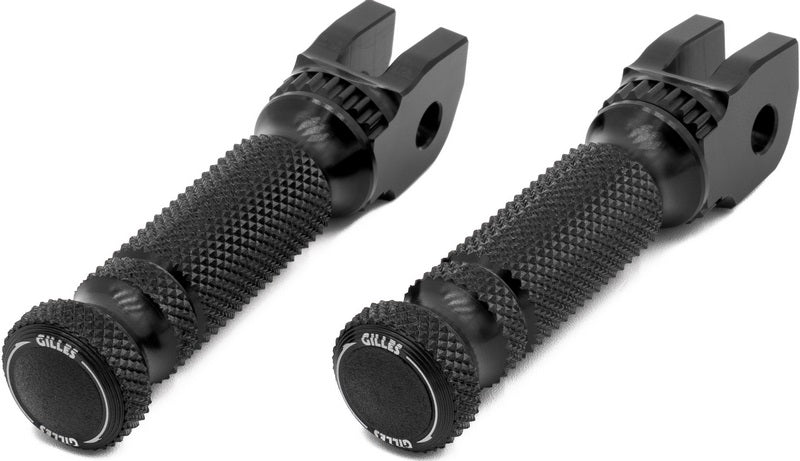 Replacement footrests Sport, pillion, black