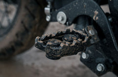 Tech-X Enduro replacement footrest, rider, black