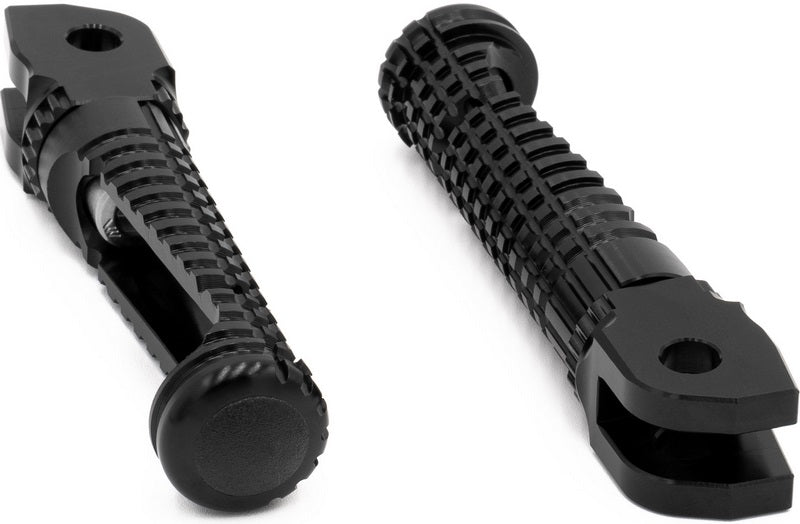 Replacement footrests Racing, pillion, black