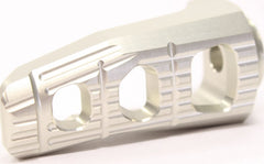 Replacement footrests Touring, pillion, silver