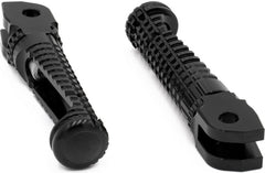 Replacement footrests Racing, pillion, black