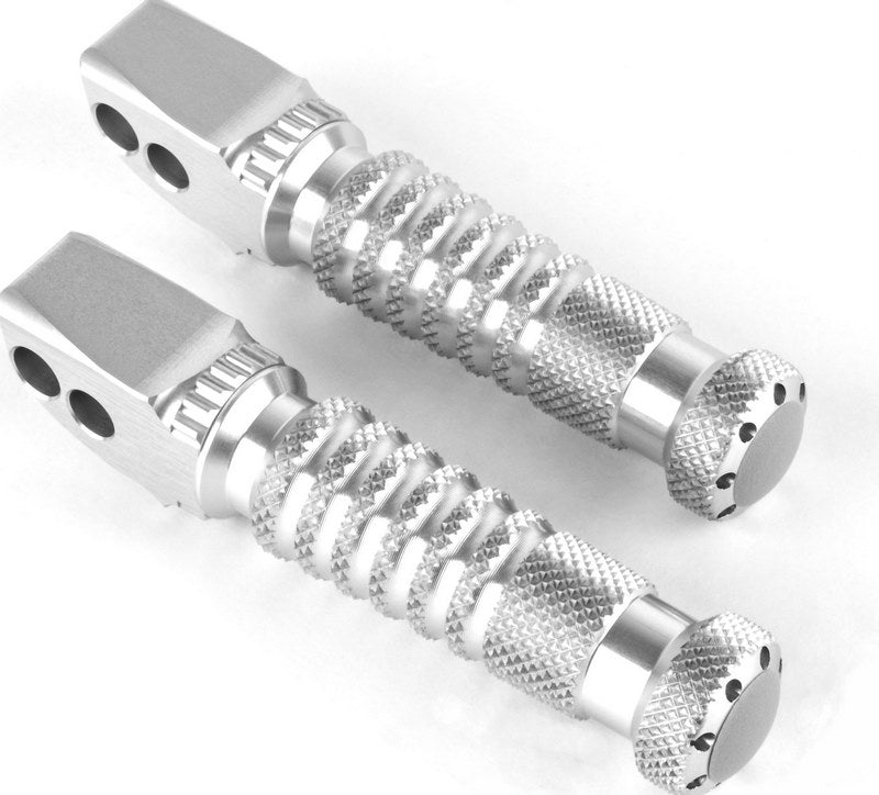 Replacement footrests rider/sport, pillion, silver