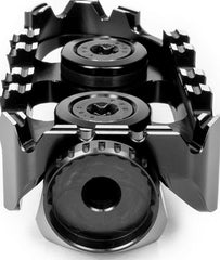 Tech-X Enduro replacement footrest, rider, black