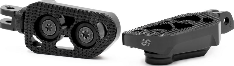 Tour-X Touring replacement footrest, rider, black