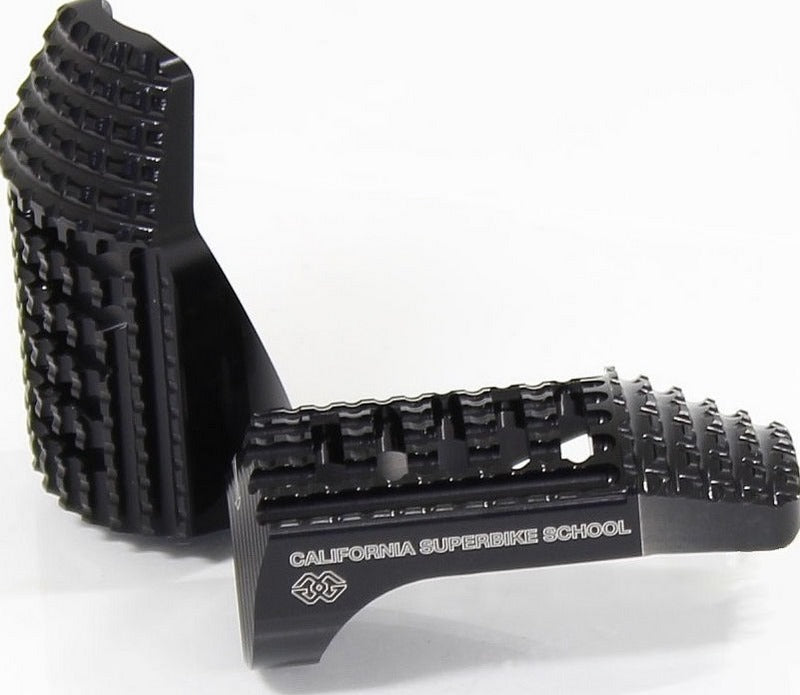 Replacement footrests California, driver, black