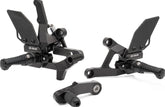 Footrest system VCR38GT2, black