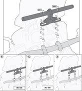 Givi 01SKIT Specific kit to mount the Givi S900A Smart Bar or the Givi S901A Smart Mount | 01SKIT