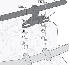 Givi 05SKIT Specific kit to mount the Givi S900A Smart Bar or the Givi S901A Smart Mount | 05SKIT