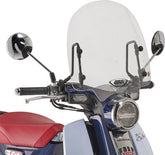 Givi Windscreen for Honda Super Cub C125, clear screen, dim HxW 43x46cm | 1168A