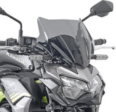 Givi Screen for Honda CB500F 19-, Kawasaki Z900 20-, color smoke, dim. HxW 28x36,5 cm, fitting kit required to install (not included) | 1176A