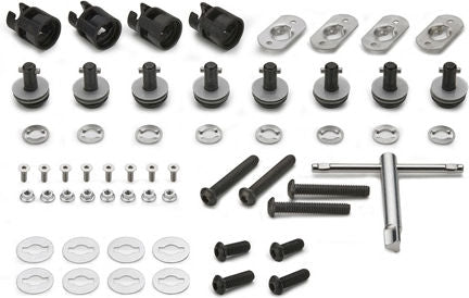 Givi Rapid Release Fitting Kit, allows you to transform the compatible side case holders into quick release frames | 12RKIT
