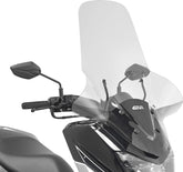 GIVI Windshield - transparent - 815 x 645 mm (HxW) - without ABE - For Yamaha N-Max 125/155 (15-20) | 2123DT