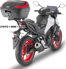 Givi Monolock top case Rear Rack for Yamaha MT-03 20-, works with M5M or M6M plates only | 2151FZ