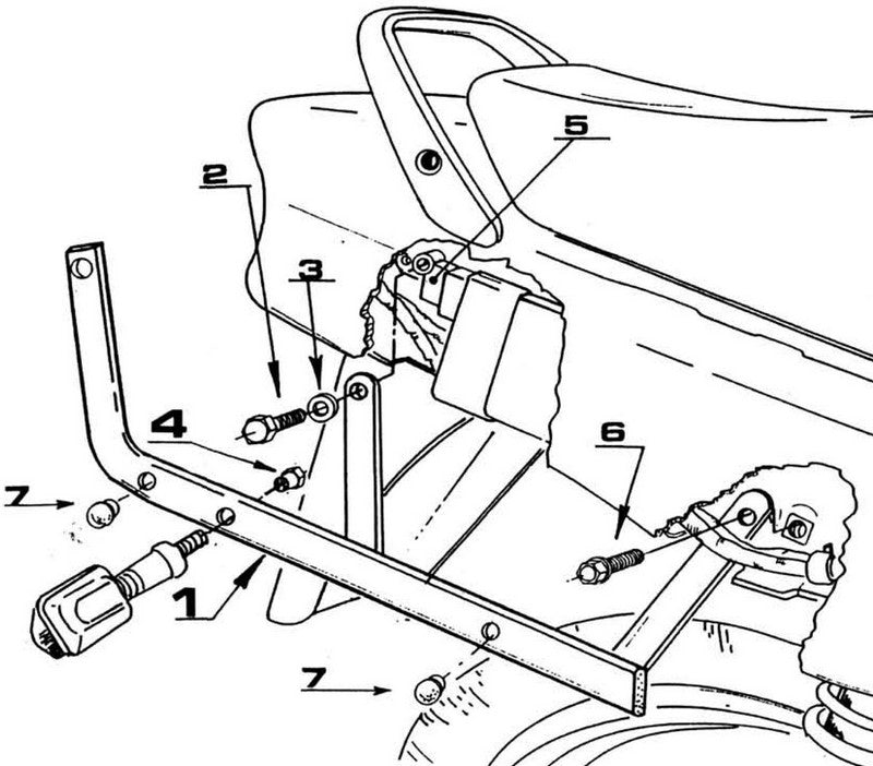 Givi Monokey or Monolock top case Rear Rack for Honda CB 500 97-05, CB 500 S 00-05 | 250F
