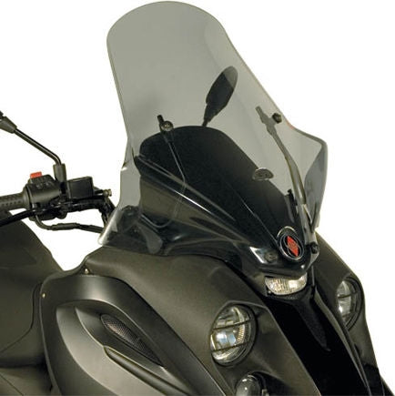 Givi Windscreen for Gilera Fuoco 500, color Clear, dim. HxW 64,5 x 54,5 cm, to be installed with the specific D340KIT fitting kit (not included) | 340D