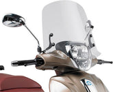 Givi Windscreen for Piaggio Beverly 125 10-20, 300 10-20, Beverly 350 Sport Touring 10-20, clear screen, dim HxW 32x46cm | 357A