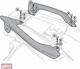 GIVI Mounting Kit For Pl4103Cam Sidecase Carrier | 4103KIT
